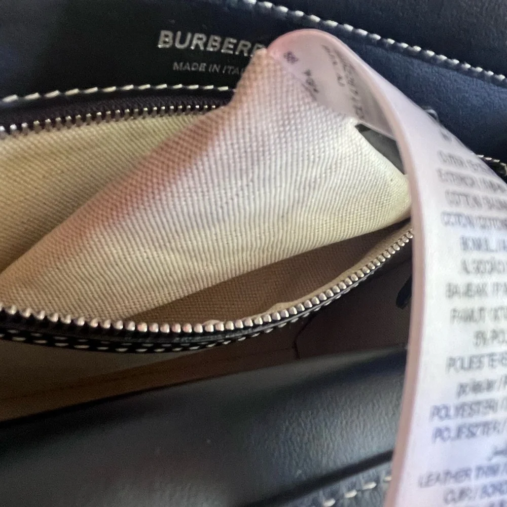 BURBERRY Check Jacquard Pocket Bag - Picture 13 of 17